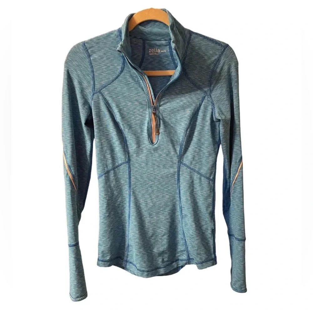ZELLA QUARTER ZIP RUNNING TOP
